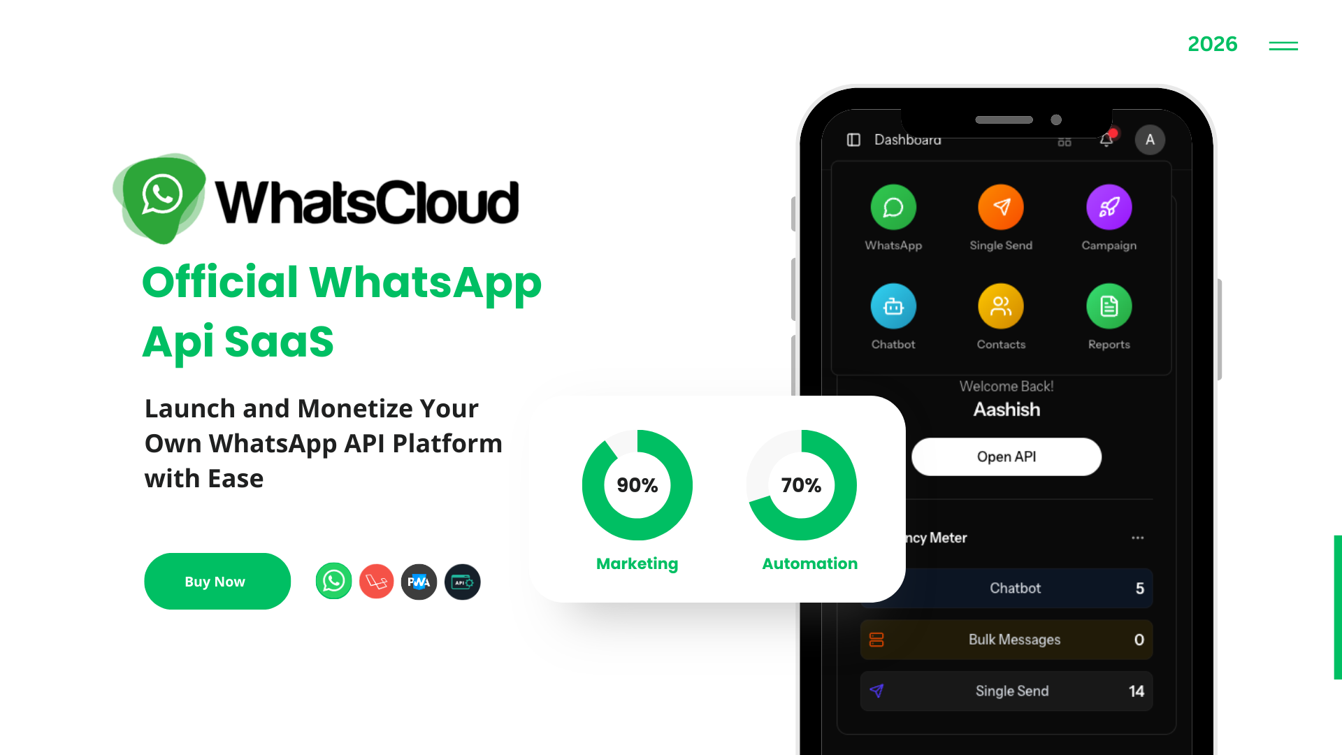 Whatscloud - Seamless WhatsApp API Integration SAAS